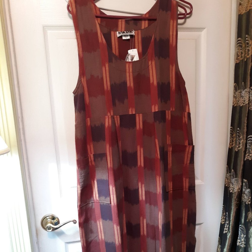 CALIENTE SIze S 100% Cotton DRESS NEW Handwoven Gu